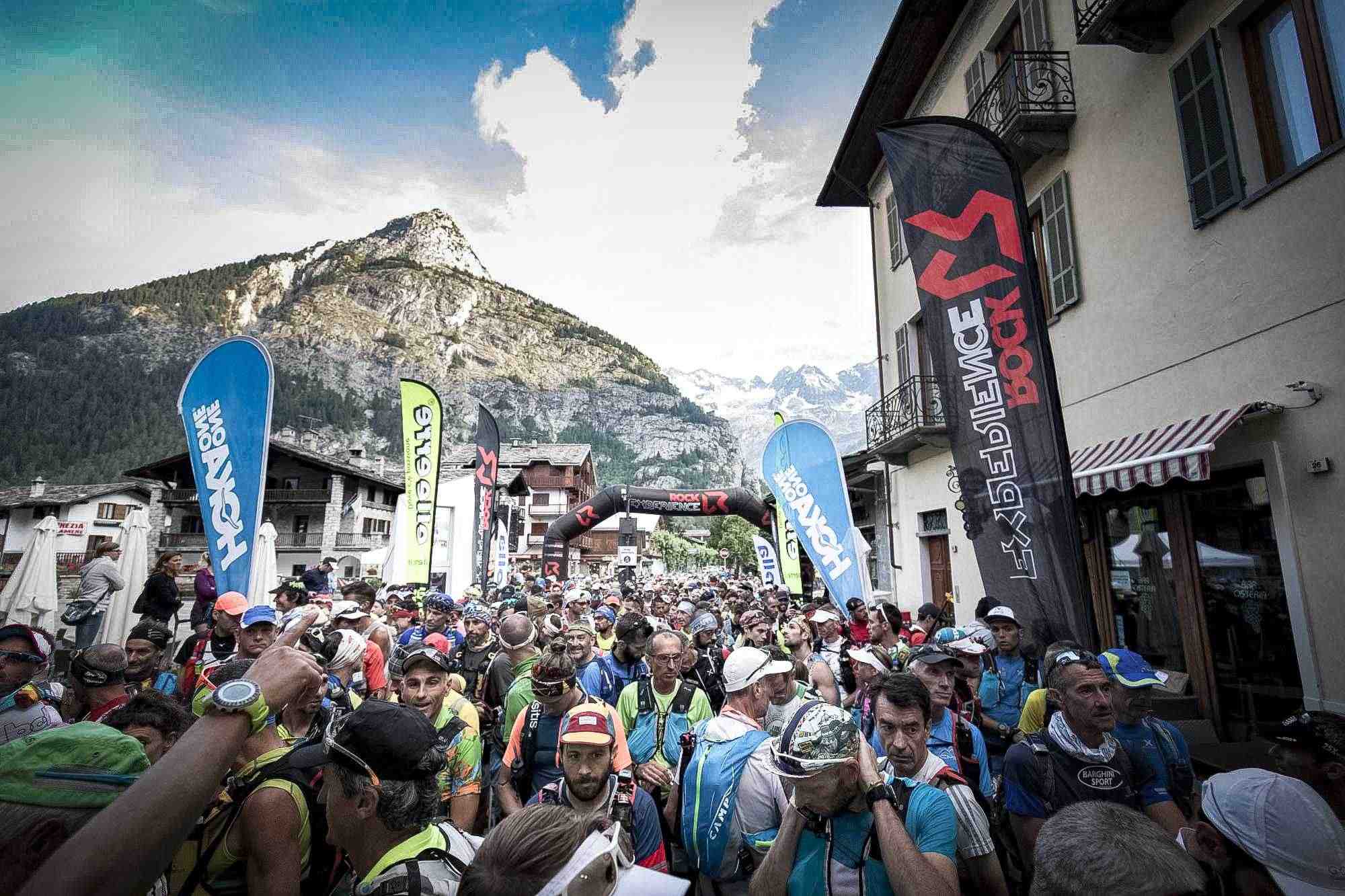 Start line Gran Trail Courmayeur Start line Gran Trail Courmayeur